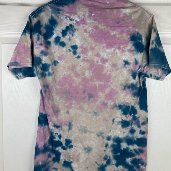 Pink Floyd Shirt Perryscope Tie Dye Tee Casual Style Cutout “V” At Chest S NEW - Picture 4 of 5